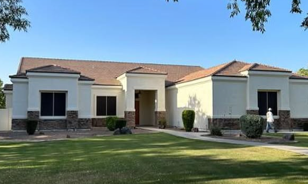 Residential exterior repaint — full house repaint