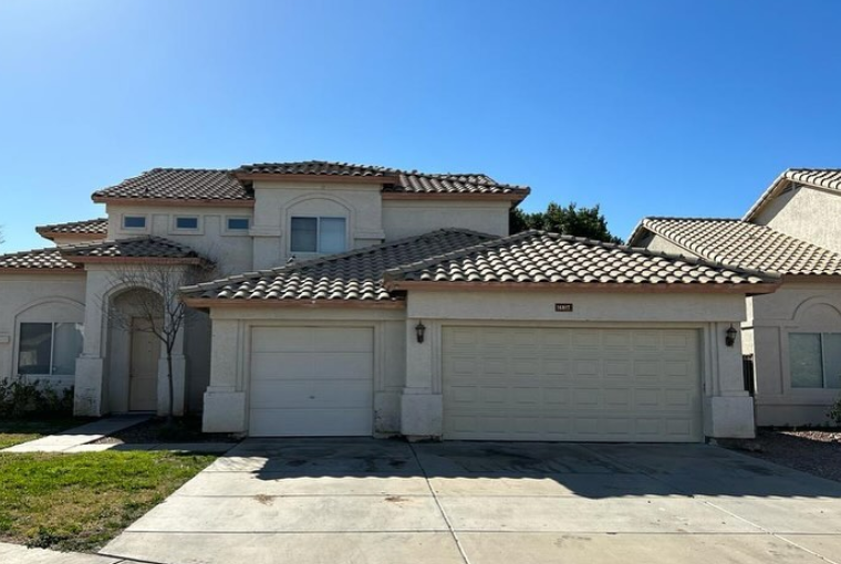 Residential exterior repaint — modern desert home